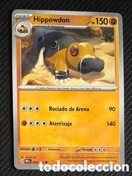 Coleccionismo cromos antiguos: 053/131 Hippowdon Carta POKEMON TCG