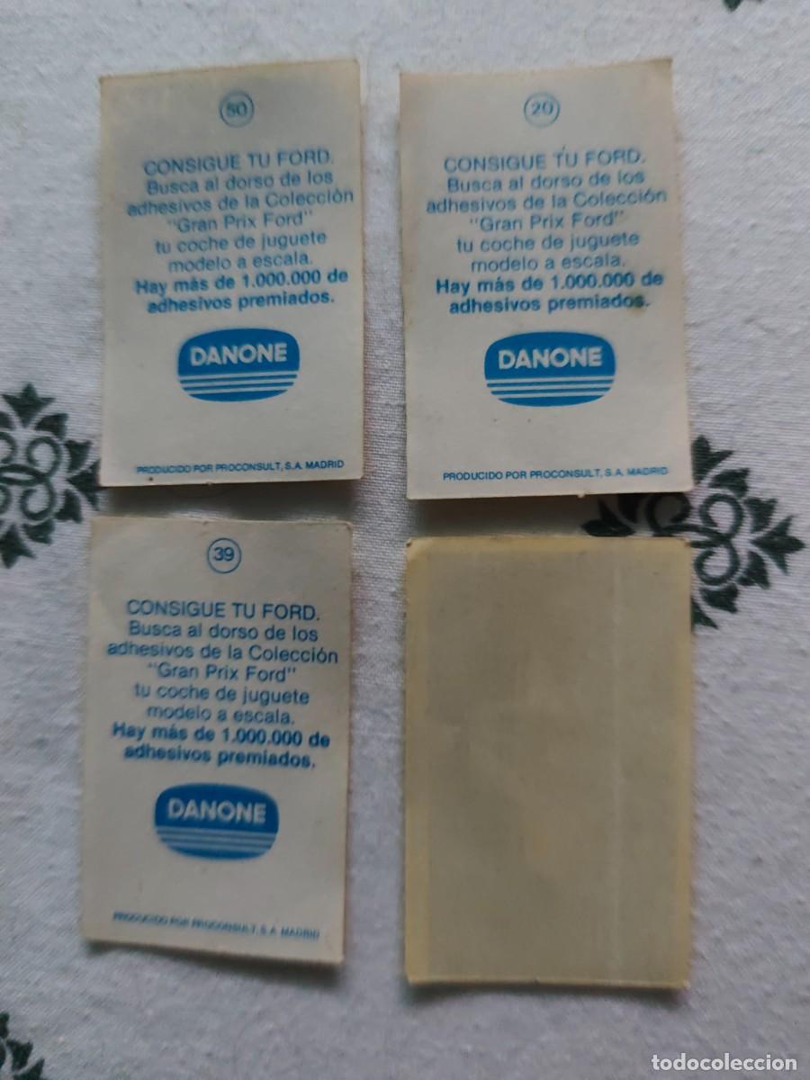 Coleccionismo cromos antiguos: 4 cromos Gran Prix de Danone - Foto 2