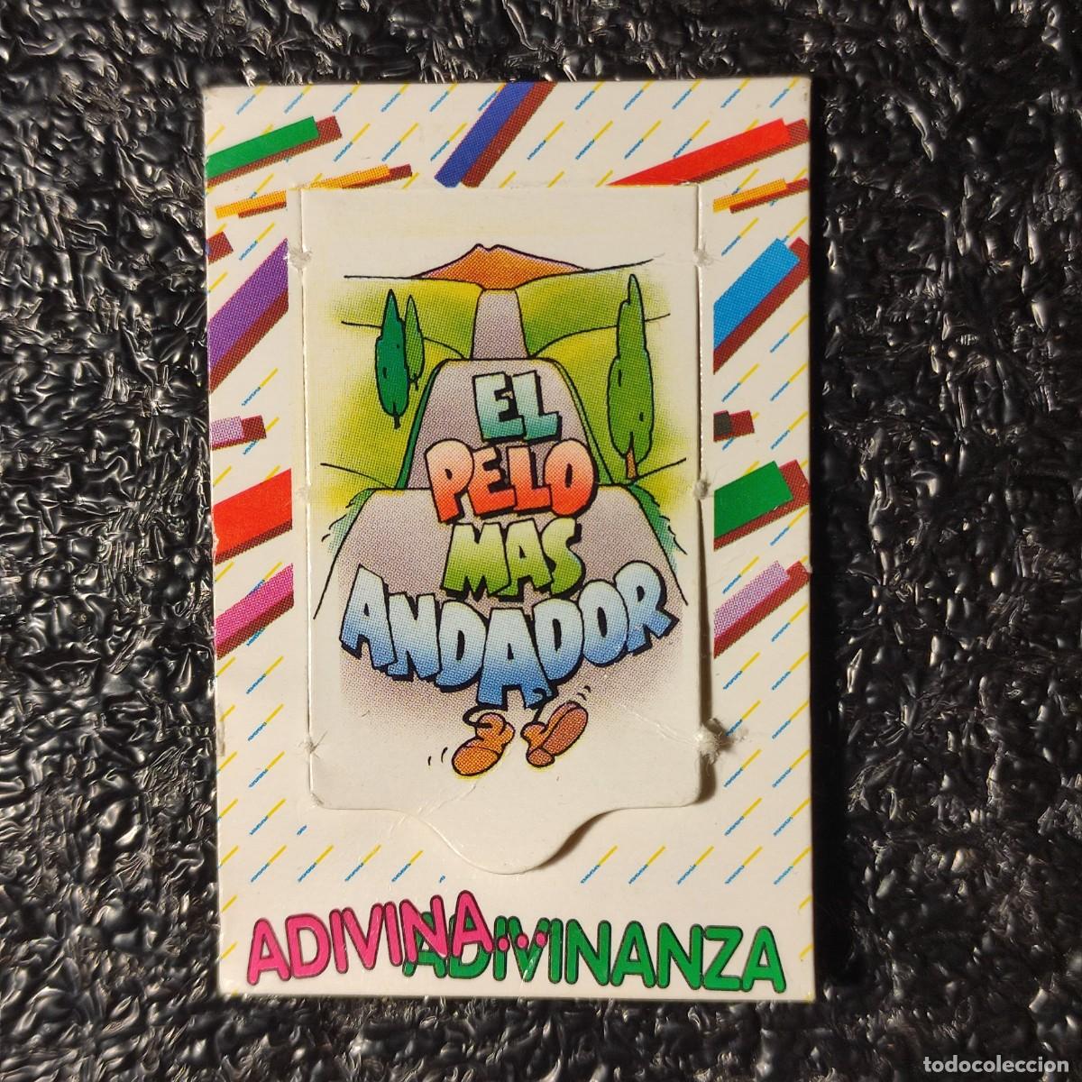 Coleccionismo cromos antiguos: CROMO BOLLYCAO . ADIVINA ADIVINANZA ** EL PELO MAS ANDADOR **