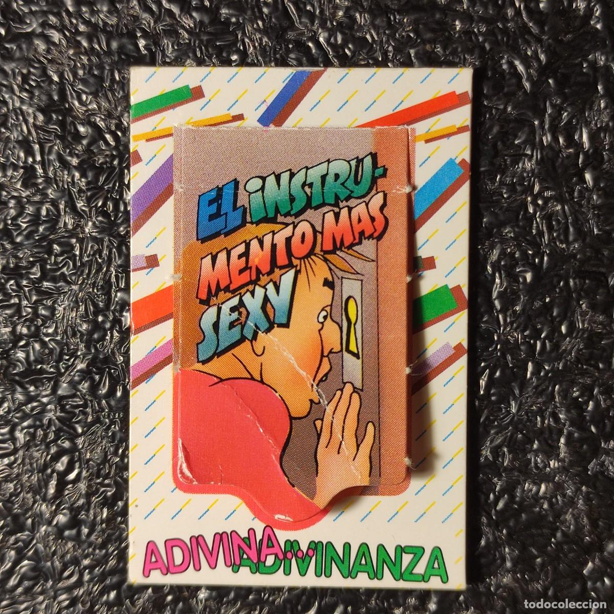 Coleccionismo cromos antiguos: CROMO BOLLYCAO . ADIVINA ADIVINANZA ** EL INSTRUMENTO MAS SEXY **