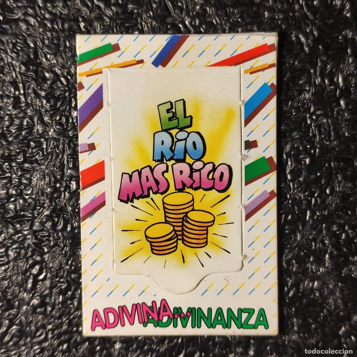 Coleccionismo cromos antiguos: CROMO BOLLYCAO . ADIVINA ADIVINANZA ** EL RIO MAS RICO **