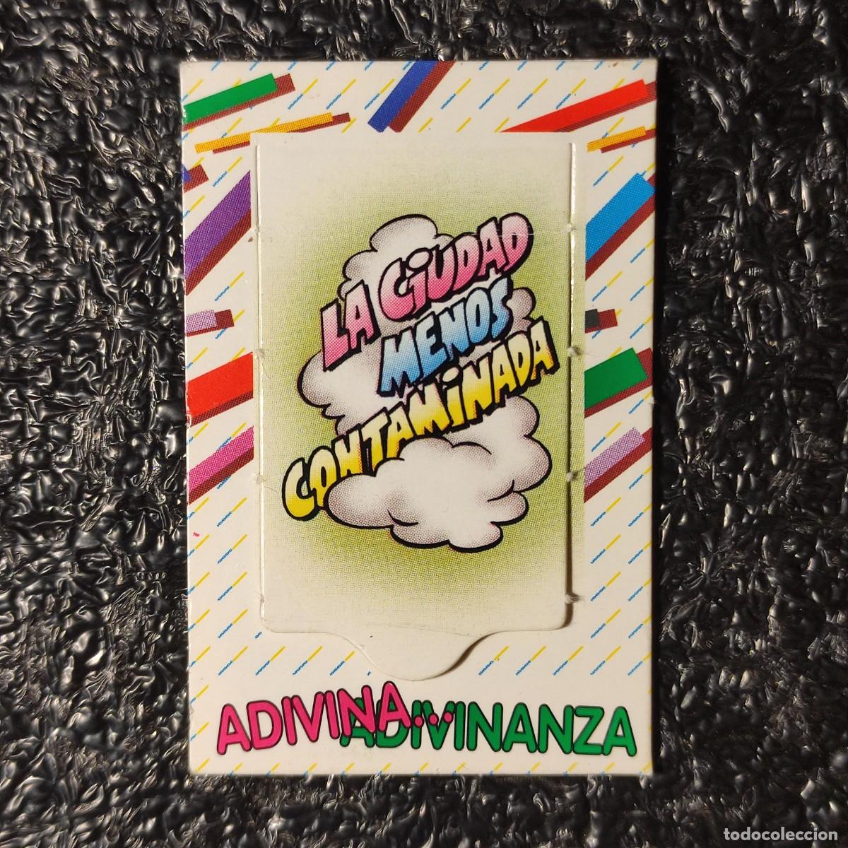 Coleccionismo cromos antiguos: CROMO BOLLYCAO . ADIVINA ADIVINANZA ** LA CIUDAD MENOS CONTAMINADA **