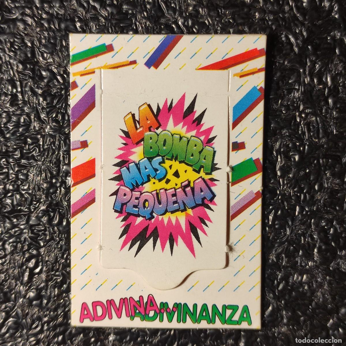 Coleccionismo cromos antiguos: CROMO BOLLYCAO . ADIVINA ADIVINANZA ** LA BOMBA MAS PEQUE&Ntilde;A **