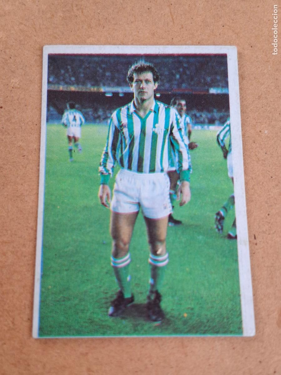 Collectionnisme Cartes &agrave; collectionner anciennes: CROMOS CANO 86 - CALDER&Oacute;N - REAL BETIS ( NUNCA PEGADO ) CA