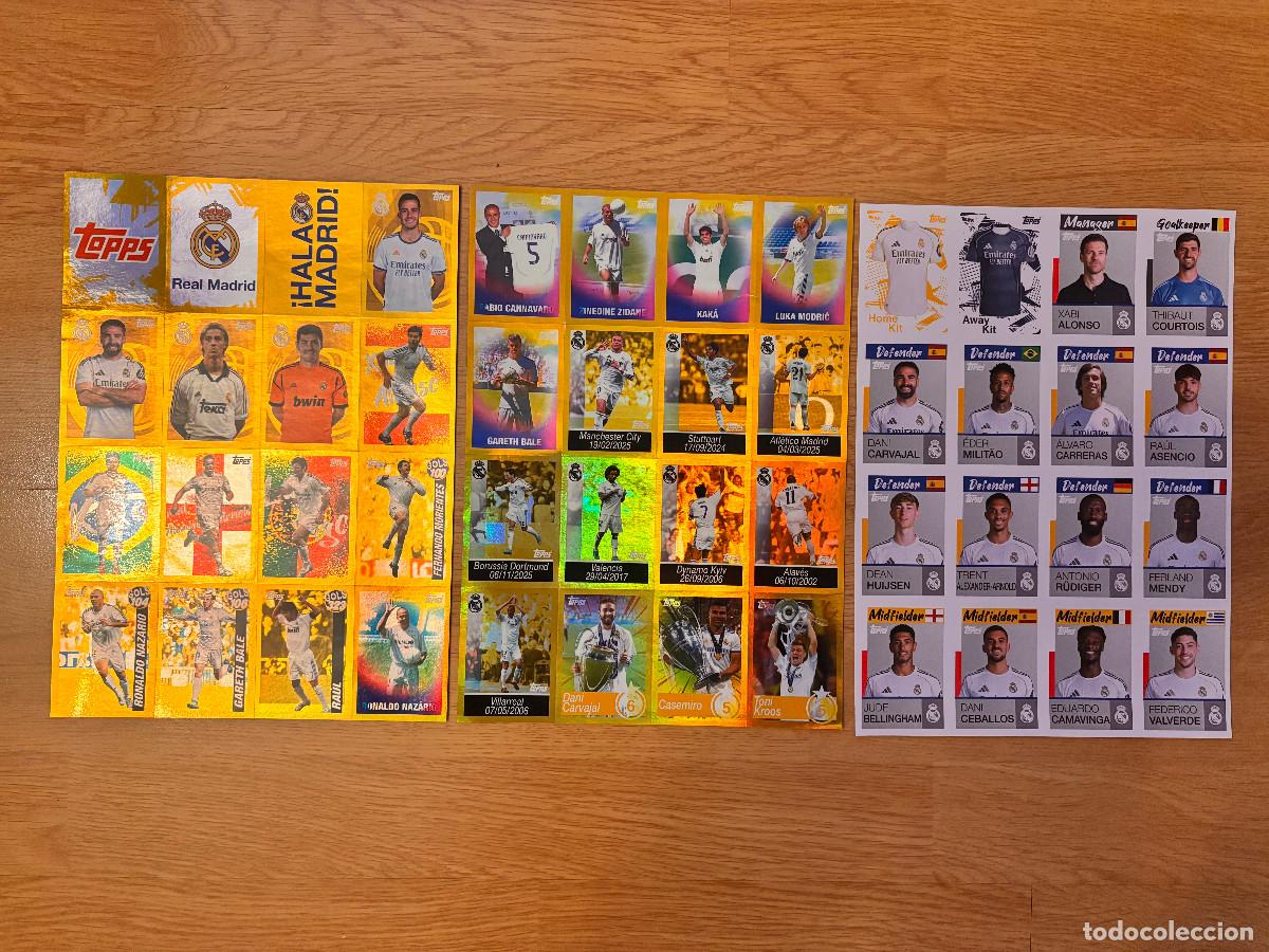 Coleccionismo cromos antiguos: topps real madrid 2026 complete stickers sticker album 2025
