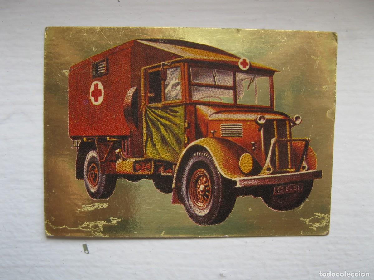 Coleccionismo cromos antiguos: HECHOS Y SOLDADOS DEL SIGLO XX - CROMO N&ordm; 236 - AMBULANCIA INGLESA - EDITORIAL MAGA - NUNCA PEGADO.