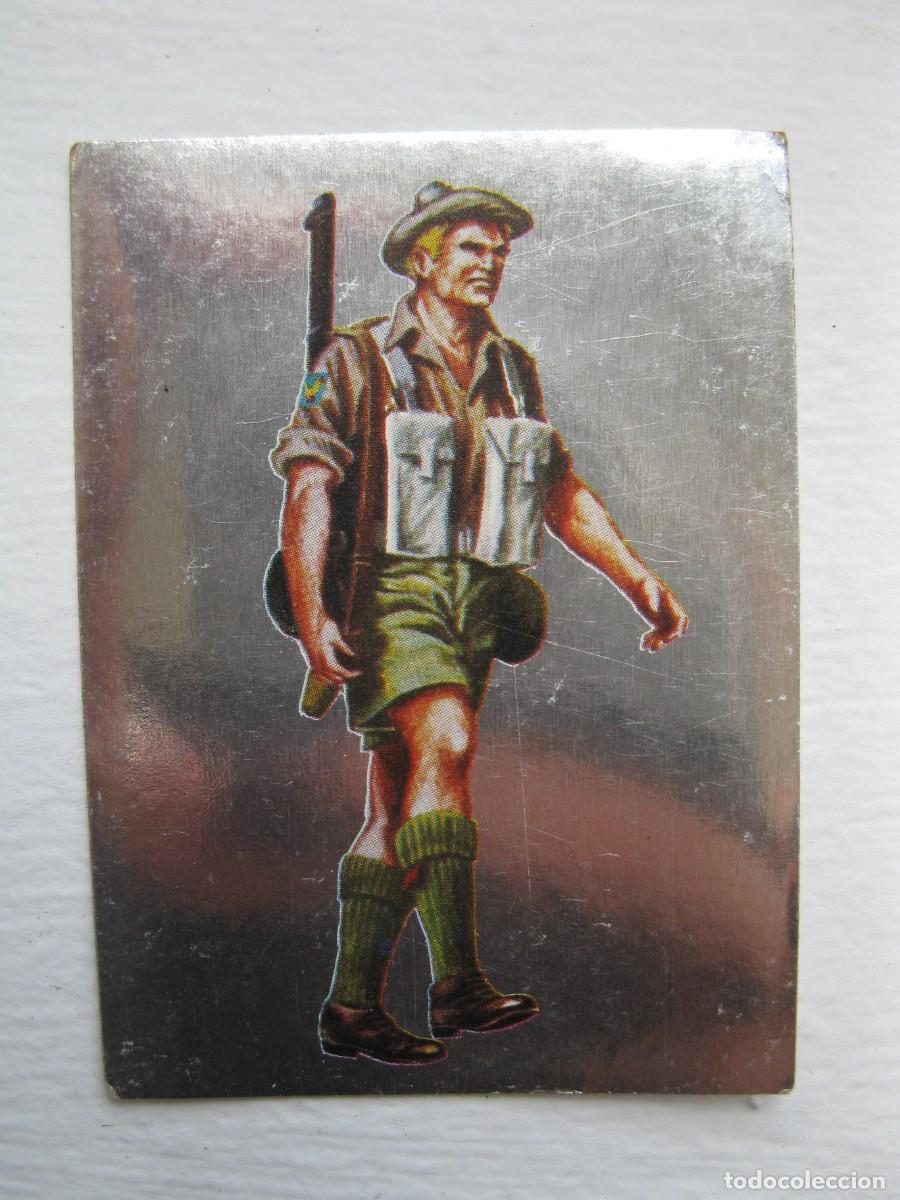 Coleccionismo cromos antiguos: HECHOS Y SOLDADOS DEL SIGLO XX - CROMO N&ordm; 233 - OFICIAL INGL&Eacute;S - EDITORIAL MAGA - NUNCA PEGADO.