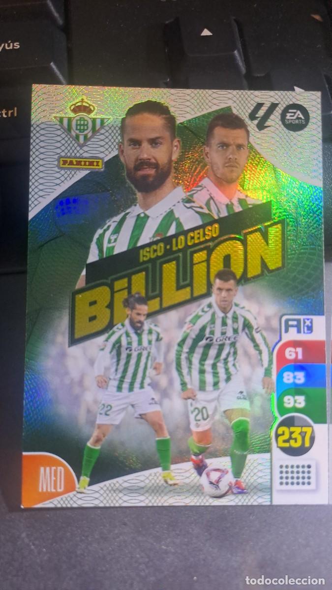 Coleccionismo cromos antiguos: ADRENALYN XL ISCO LO CELSO BILLION BETIS CROMO LIGA 2024 2025 24 25 PANINI