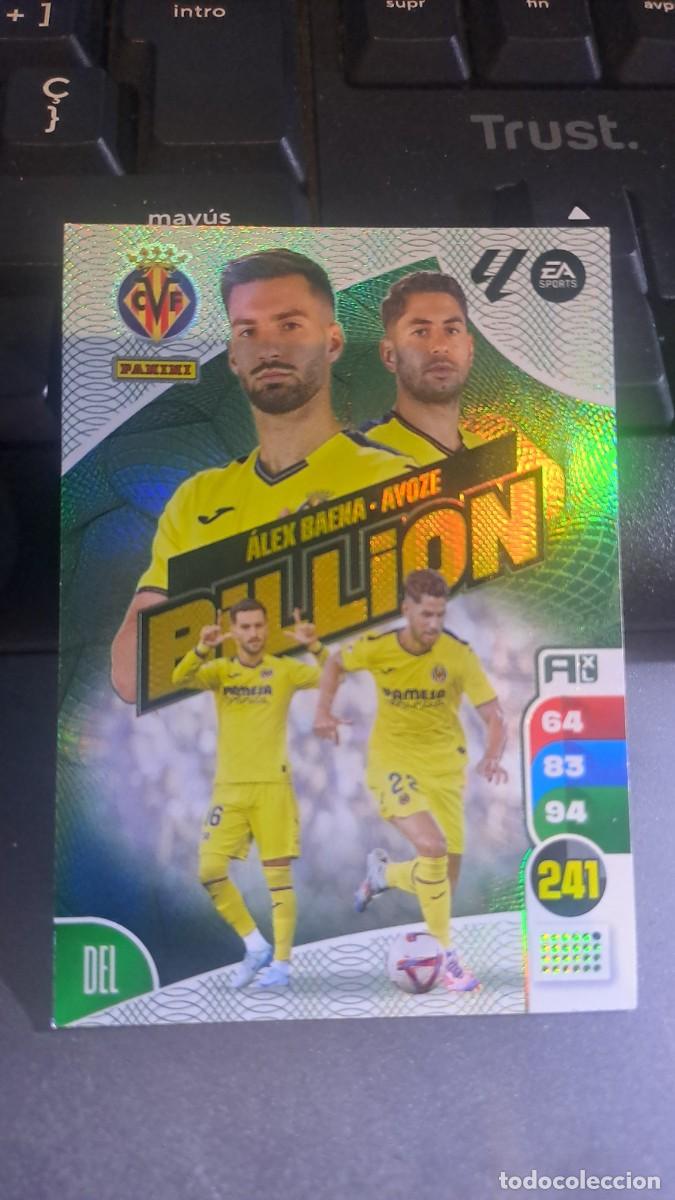 Coleccionismo cromos antiguos: ADRENALYN XL ALEX BAENA AYOZE BILLION VILLARREAL CROMO LIGA 2024 2025 24 25 PANINI