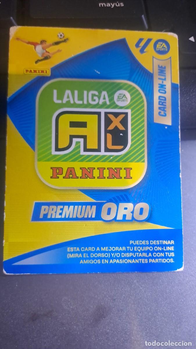 Coleccionismo cromos antiguos: ADRENALYN XL CARD ON-LINE PREMIUM ORO ORO CROMO LIGA 2024 2025 24 25 PANINI