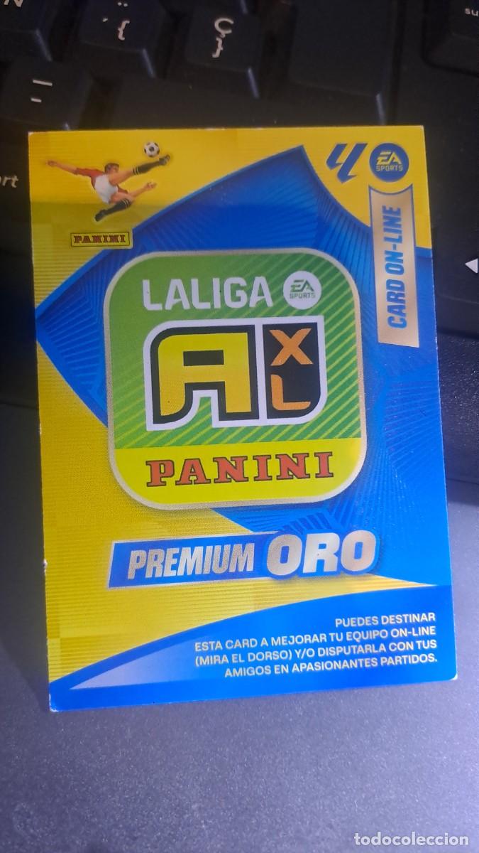 Coleccionismo cromos antiguos: ADRENALYN XL CARD ON-LINE PREMIUM ORO ORO CROMO LIGA 2024 2025 24 25 PANINI