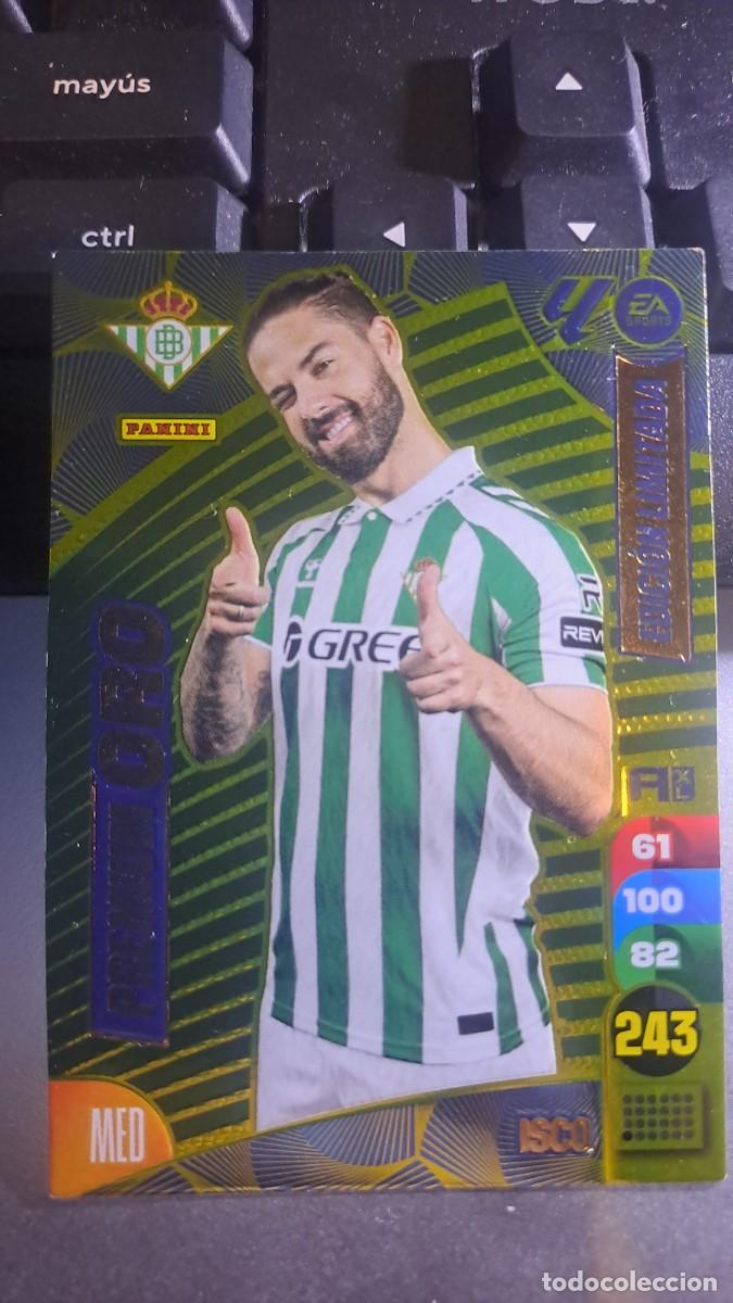 Sammeln alte Sammelbilder: ADRENALYN XL ISCO PREMIUM ORO BETIS EDICION LIMITADA CROMO LIGA 2024 2025 24 25 PANINI
