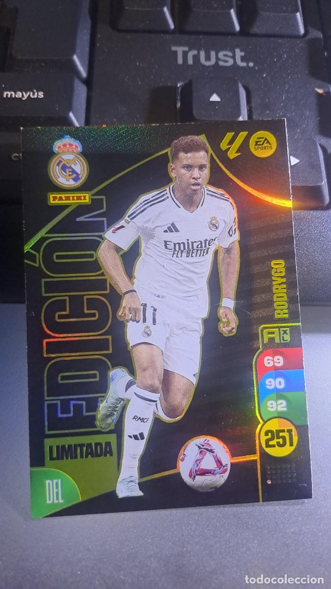 Coleccionismo cromos antiguos: ADRENALYN XL RODRYGO EDICION LIMITADA REAL MADRID CROMO LIGA 2024 2025 24 25 PANINI