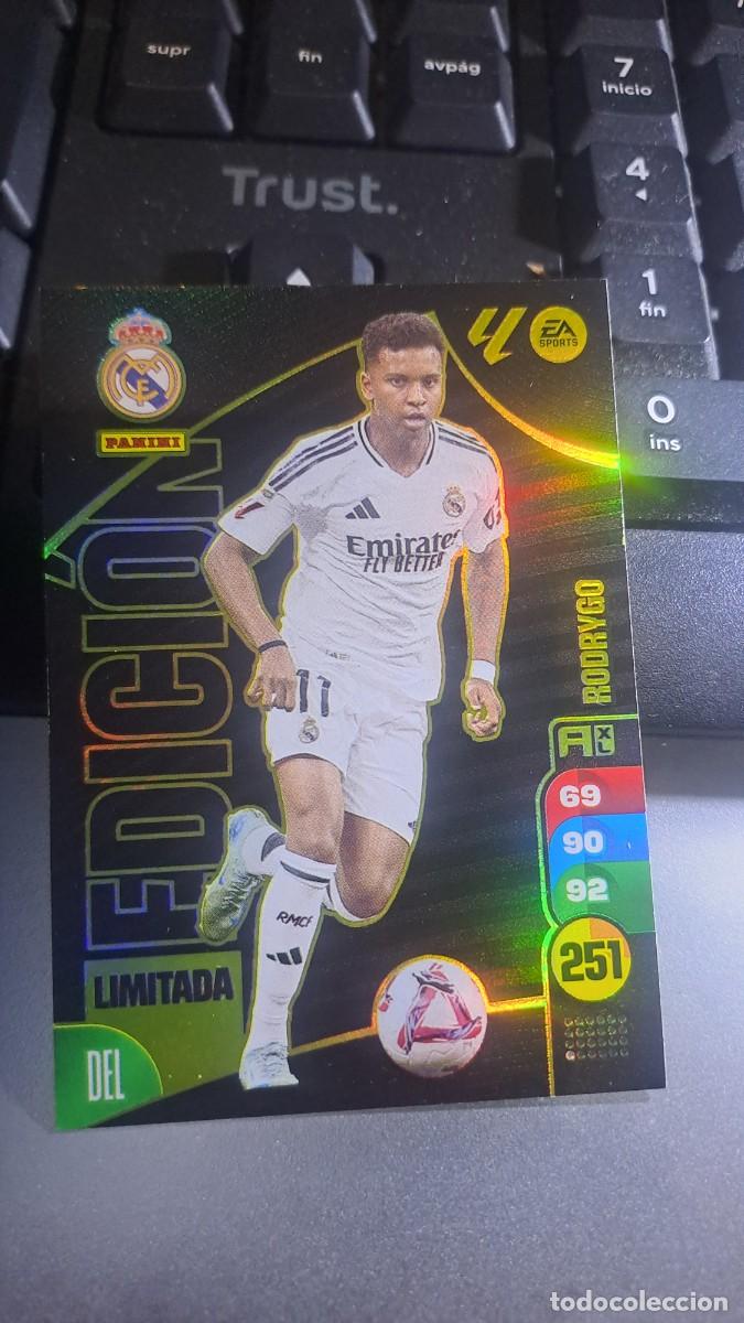 Coleccionismo cromos antiguos: ADRENALYN XL RODRYGO EDICION LIMITADA REAL MADRID CROMO LIGA 2024 2025 24 25 PANINI