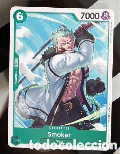 Coleccionismo cromos antiguos: Carta One Piece Smoker