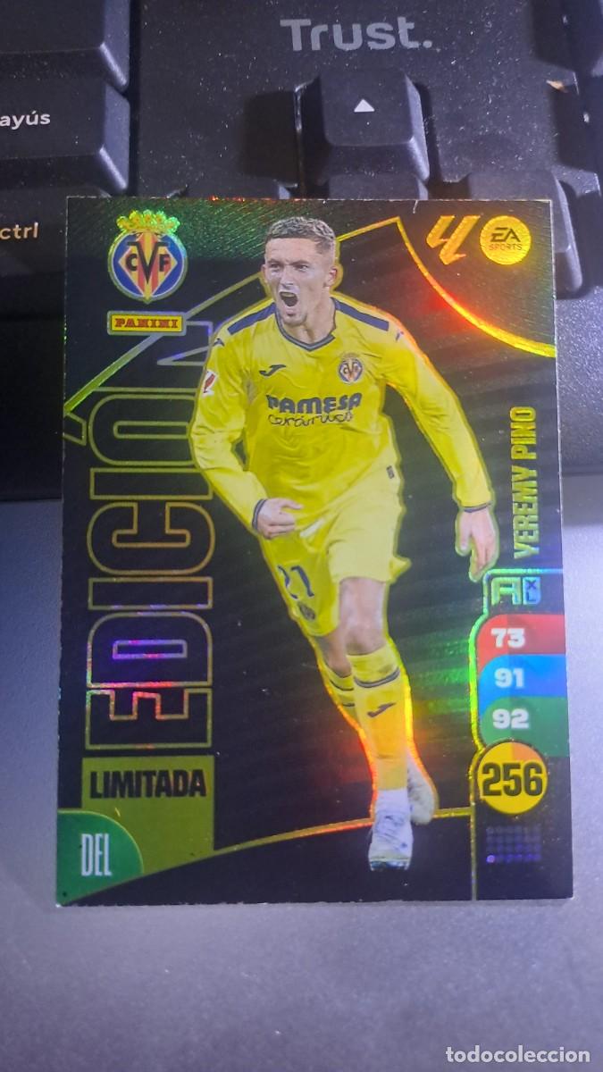 Coleccionismo cromos antiguos: ADRENALYN XL YEREMY PINO EDICION LIMITADA VILLARREAL CROMO LIGA 2024 2025 24 25 PANINI
