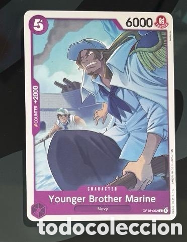 Coleccionismo cromos antiguos: Carta One Piece younger brother marine