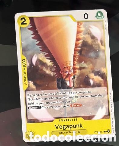 Coleccionismo cromos antiguos: Carta One Piece Vegapunk