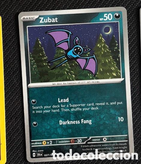 Collectionnisme Cartes &agrave; collectionner anciennes: 027/064 Zubat Carta POKEMON TCG