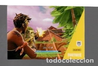 Colecionismo Cromos antigos: CROMO DE FORTNITE COMMON N&ordm; 34 DE CASA EPIC Y PANINI