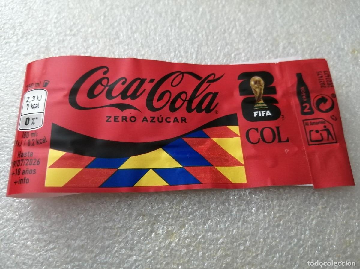 Colecionismo Cromos antigos: ETIQUETA BANDERA COLOMBIA COL COCA COLA COCACOLA ⚽ FIFA MUNDIAL WORLD CUP FIFA26 2026 STICKER ⚽