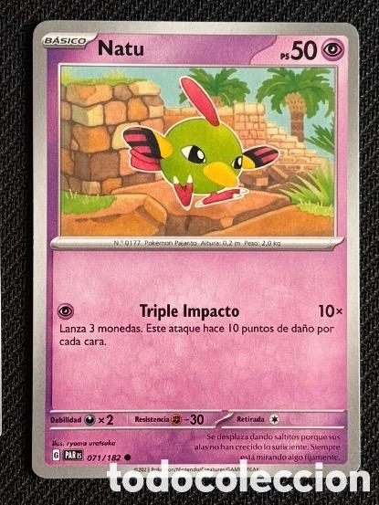 Colecionismo Cromos antigos: 071/182 Natu Carta POKEMON TCG