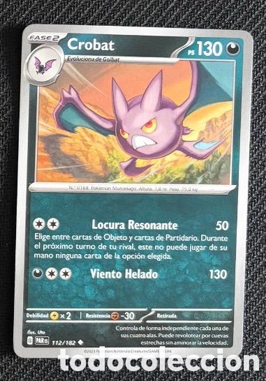 Colecionismo Cromos antigos: 112/182 Crobat Carta POKEMON TCG