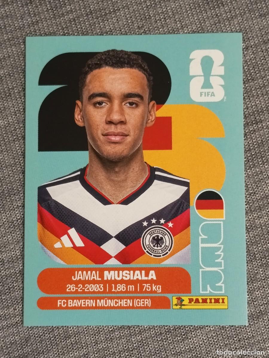 Coleccionismo cromos antiguos: MUSIALA GER 15 STICKER MUNDIAL 2026 PANINI FIFA WORLD CUP NUEVO