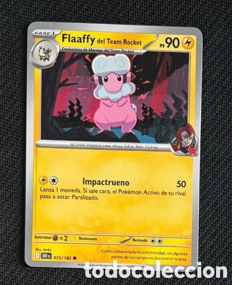 Coleccionismo cromos antiguos: 073/182 Flaaffy Carta POKEMON TCG