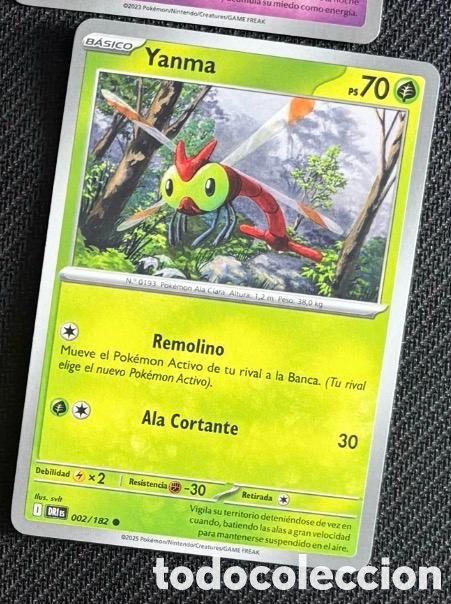 Coleccionismo cromos antiguos: 002/182 Yanma Carta POKEMON TCG