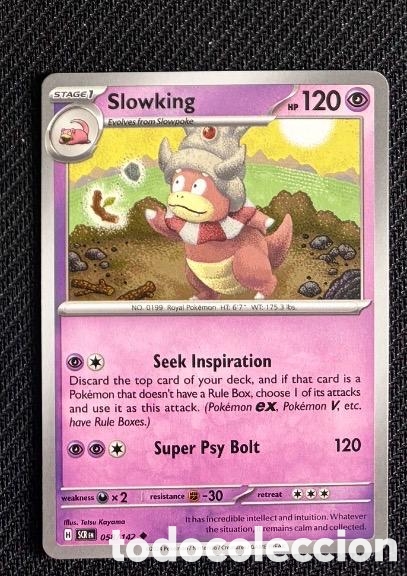 Coleccionismo cromos antiguos: 058/142 Slowking Carta POKEMON TCG