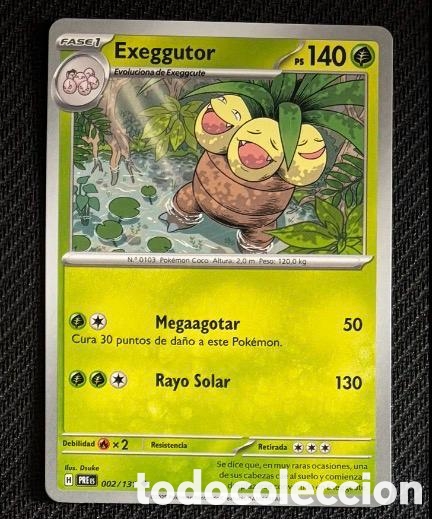 Coleccionismo cromos antiguos: 002/131 Exeggutor Carta POKEMON TCG