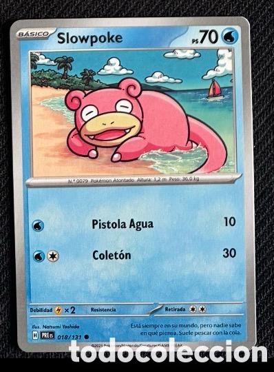 Coleccionismo cromos antiguos: 018/131 Slowpoke Carta POKEMON TCG