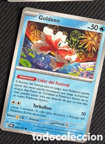 Colecionismo Cromos antigos: 044/167 Goldeen Carta POKEMON TCG