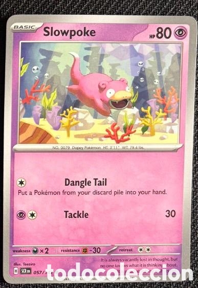 Colecionismo Cromos antigos: 057/142 Slowpoke Carta POKEMON TCG