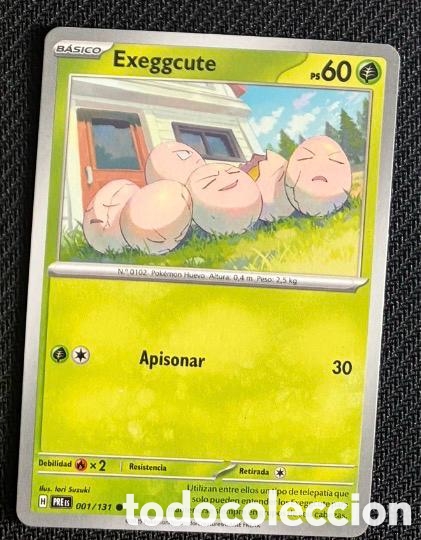 Coleccionismo cromos antiguos: 001/131 Exeggcute Carta POKEMON TCG