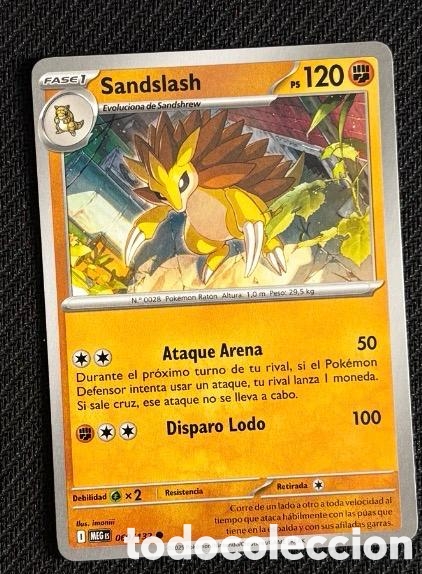 Coleccionismo cromos antiguos: 069/132 Sandslash Carta POKEMON TCG
