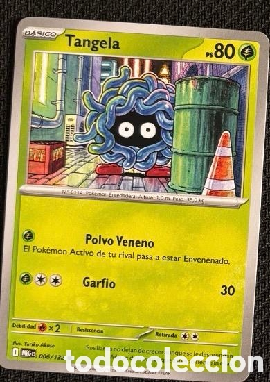 Coleccionismo cromos antiguos: 006/132 Tangela Carta POKEMON TCG
