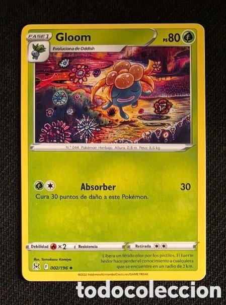 Coleccionismo cromos antiguos: 002/196 Gloom Carta POKEMON TCG