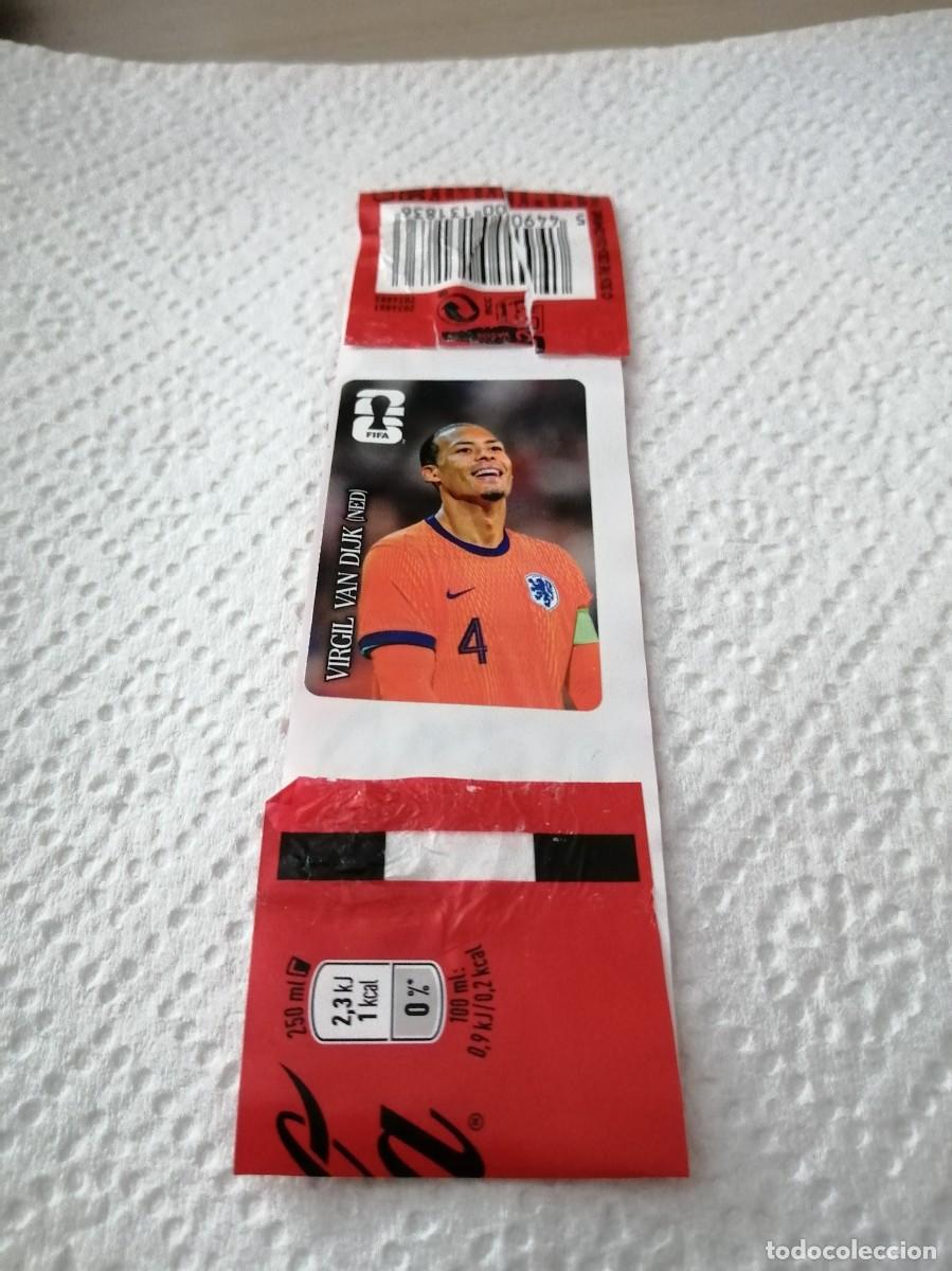 Coleccionismo cromos antiguos: VIRGIL VAN DUK NEDERLAND HOLAND COCA COLA COCACOLA ⚽ PANINI FIFA MUNDIAL WORLD CUP 26 2026 STICKER ⚽