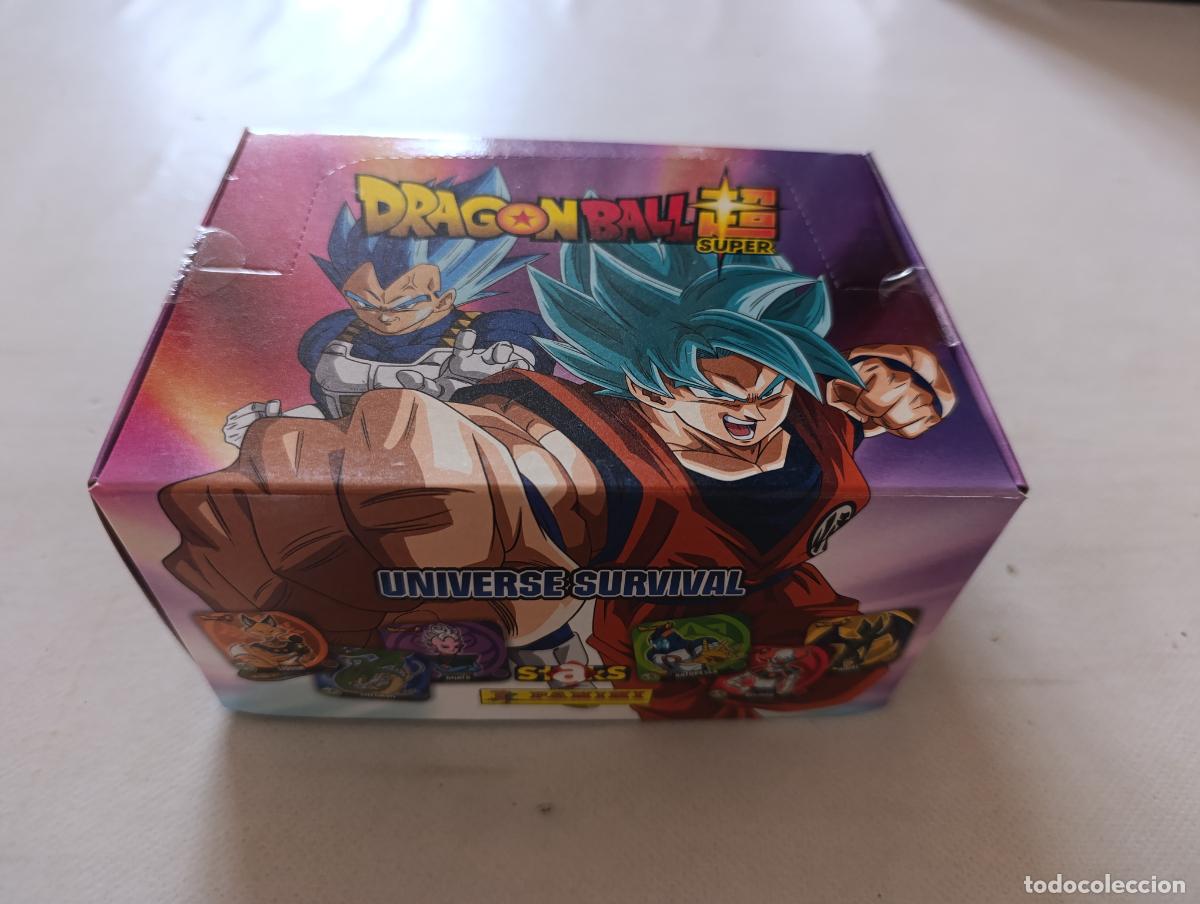 Coleccionismo cromos antiguos: CAJA DE 50 SOBRES STAKS DRAGON BALL SUPER UNIVERSE SURVIVAL - PANINI - NUEVO (154#w)