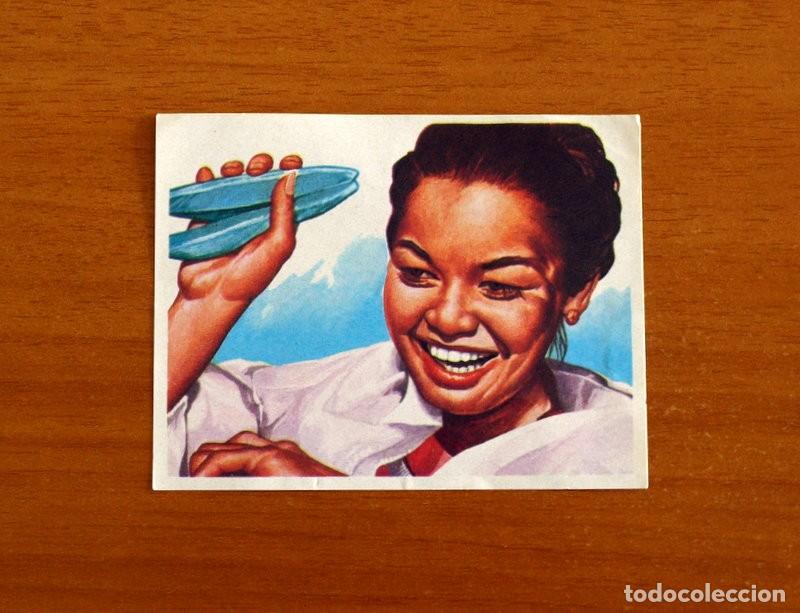 Coleccionismo cromos antiguos: Asia y sus Habitantes -N&ordm; 74 Joven Filipina -Editorial Maga A&ntilde;o 1972 -Cromo Nunca Pegado