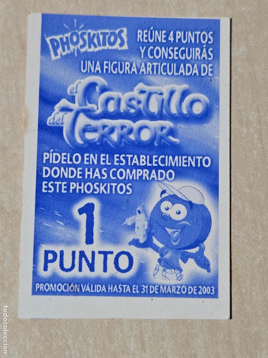 Coleccionismo cromos antiguos: CROMO PEGATINA PHOSKITOS -- CASTILLO DEL TERROR - Foto 2