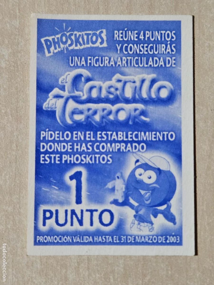 Coleccionismo cromos antiguos: CROMO PEGATINA PHOSKITOS -- CASTILLO DEL TERROR - Foto 2
