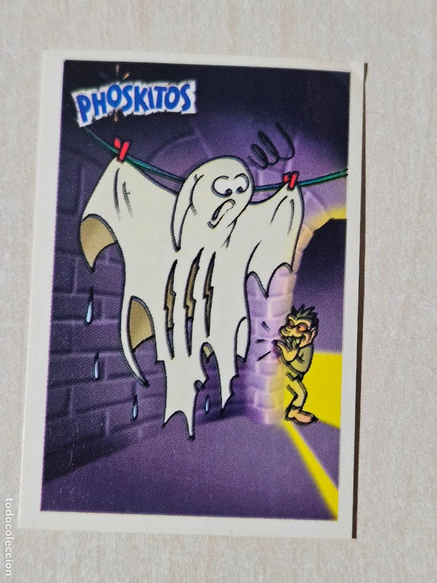 Coleccionismo cromos antiguos: CROMO PEGATINA PHOSKITOS -- CASTILLO DEL TERROR