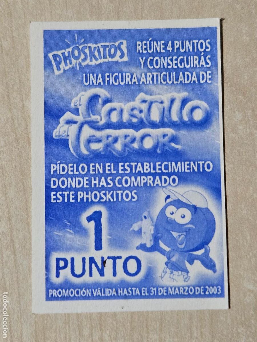 Coleccionismo cromos antiguos: CROMO PEGATINA PHOSKITOS -- CASTILLO DEL TERROR - Foto 2