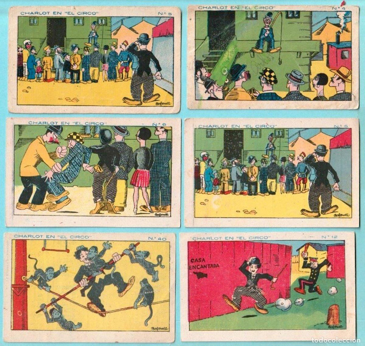 Coleccionismo cromos antiguos: LOTE DE CROMOS. CROMOS SUELTOS; 5,00 &euro;. CHARLOT EN EL CIRCO. CHOCOLATE COMET, VILAD&Agrave;S.