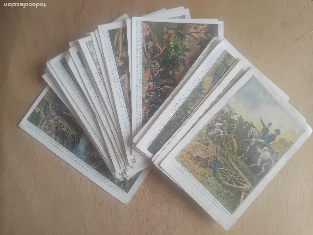 Coleccionismo cromos antiguos: EPISODIOS NACIONALES. COLECCION COMPLETA DE 37 CROMOS.