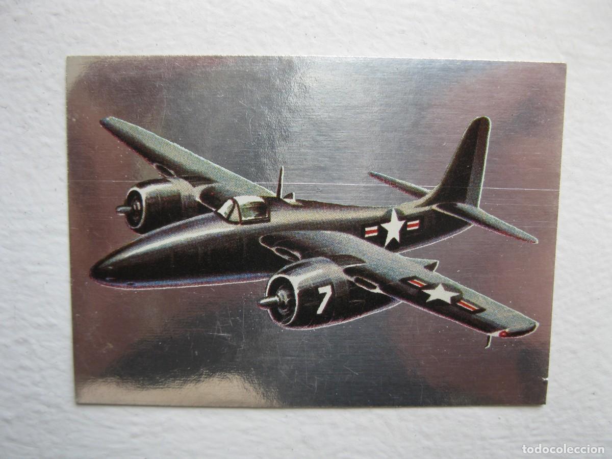 Coleccionismo cromos antiguos: HECHOS Y SOLDADOS DEL SIGLO XX - CROMO N&ordm; 208 - AVI&Oacute;N GRUMMAN - EDITORIAL MAGA - NUNCA PEGADO.