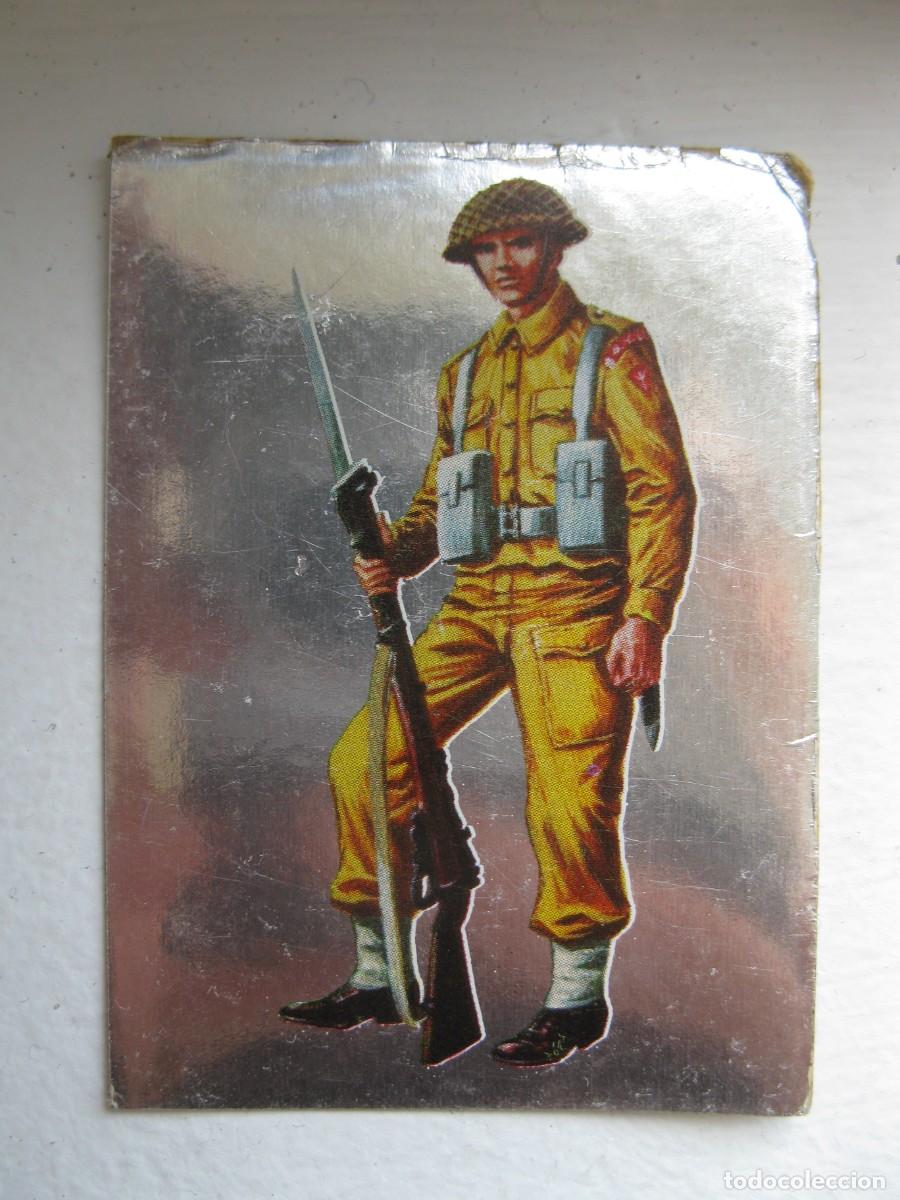Coleccionismo cromos antiguos: HECHOS Y SOLDADOS DEL SIGLO XX - CROMO N&ordm; 175 - SOLDADO BRIT&Aacute;NICO - EDITORIAL MAGA - NUNCA PEGADO.